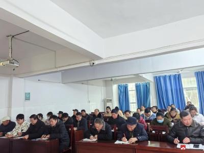 【越·广水】骆店镇卫生院召开院村两级“清洁家园”行动推进会暨医疗安全专题会