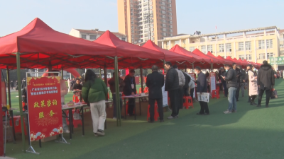 【越·广水】我市举办2025年春风行动暨就业援助月现场招聘活动