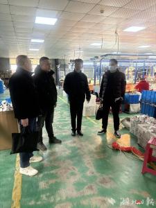 【越·广水】市科技经信局：开展节前安全生产检查 护航企业安全度新春