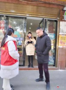 【越·广水】十里街道清水桥社区开展“迎春节、保平安”巡逻行动