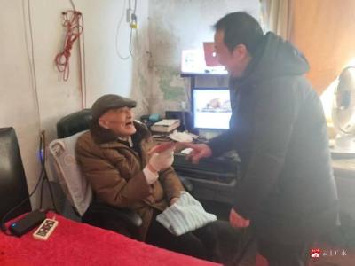 【悦·广水】胜利街社区：情暖退役老兵  新春送关怀