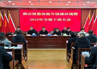 【越·广水】郝店镇：整体提升镇域环境暨2025年  全镇干部大会
