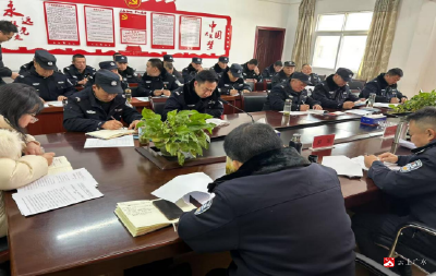 【越·广水】骆店派出所召开一村一辅警培训会