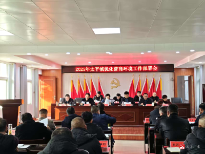 【越·广水】太平镇：聚焦整体提升营商环境  锚定“十大行动”总体目标