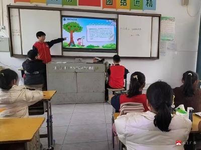 【越·广水】约会春天 拥抱绿色  ——应办三小开展植树节主题班会