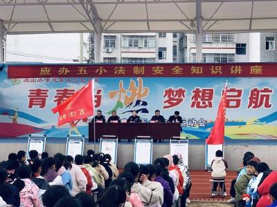 【阅·广水】筑牢安全防线，守护少年成长  ——应办五小开展法治安全知识讲座