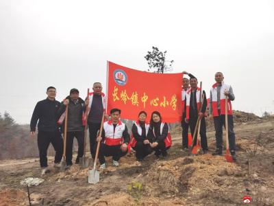 【越·广水】长岭镇中心小学：播撒绿色希望 共建美丽家园