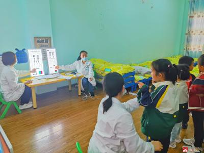 【阅·广水】蔡河镇中心幼儿园联合专业机构开展近视防控宣传月活动