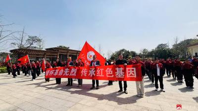 【阅•广水】骆店镇中心小学开展“缅怀革命先烈 传承红色基因”清明祭扫活动