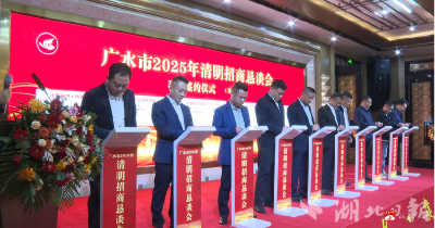 【越·广水】走出去 引进来 促安家 一季度55个3000万元以上项目落户广水