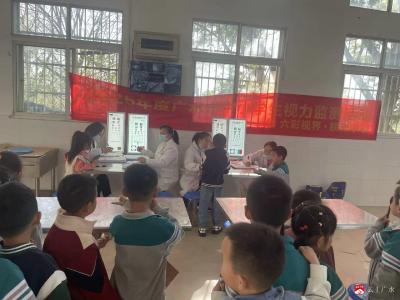 【阅·广水】关爱学生“睛”彩世界——蔡河镇中心小学开展全校学生视力检测活动