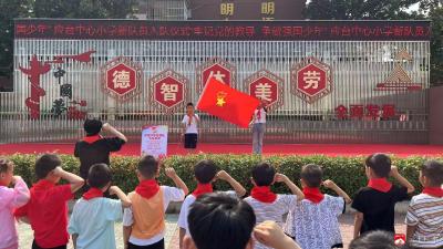 【阅·广水】城郊应台小学：少先队入队活动，强国少年启新程