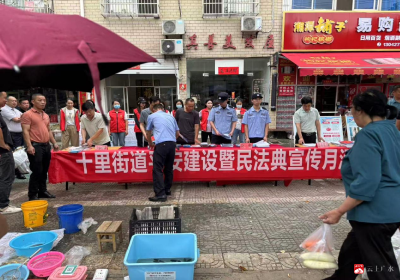【越·广水】以法润民心 以学促提升——十里街道民法典宣传活动赋能干部群众“双向成长”