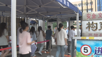 【越·广水】6000多名考生熟悉考场  迎接高考