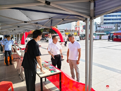 【越·广水】市气象局积极开展“安全生产月咨询日”活动