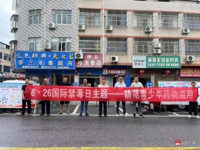 【越·广水】筑梦青春，无毒前行——郝店镇开展国际禁毒日主题宣传活动