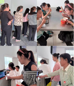 【阅·广水】“家校同心 食安同行”——蔡河镇黄土中心小学开展家委会食堂陪餐活动
