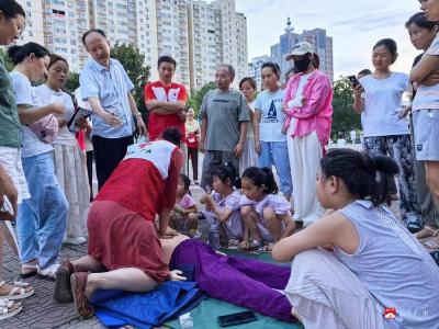 【越·广水】广水夏夜“急救课”开讲 防溺水技能点亮平安星光