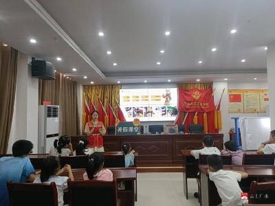 【越·广水】光影交错间 非遗文化皮影戏点亮双桥社区“爱心托管班”