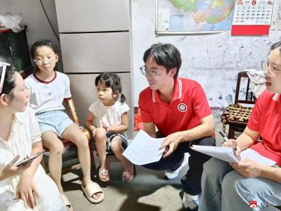 【越·广水】家访织密防溺“安全网” 志愿者与广办驼子小学共筑暑期安全屏障