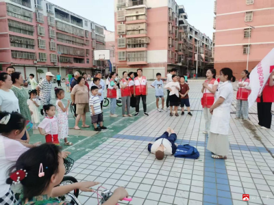 【越·广水】广水市骆店镇卫生院开展防溺水应急救护演练