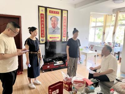 【悦·广水】北正街社区：“八一”慰问送关怀 情暖退役军人心