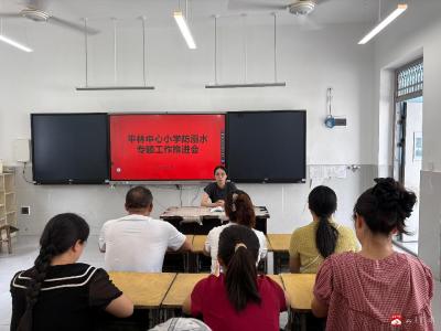 【越·广水】长岭镇平林中心小学召开暑期防溺水专题工作推进会