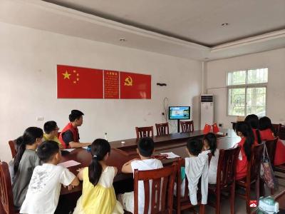 【越·广水】马坪镇：大学生志愿者开讲 安全知识润童心
