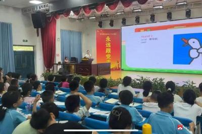 【越·广水】“大白鹅”带队学英语？这场趣味闯关太会了！