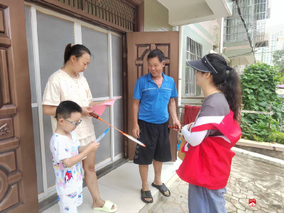 【新时代文明实践】应山街道八一社区开展筑牢安全防线 防‘溺’于未然”防溺水宣传