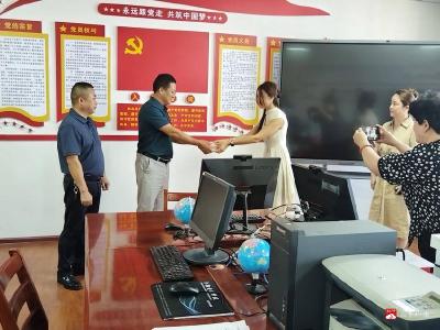 【越·广水】企业家王先浩先生为家乡教育捐款