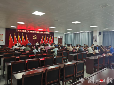 ‌【越·广水】凝心聚力 攻坚克难 全力推进清洁家园行动—开发区召开“清洁家园”行动集中攻坚动员会