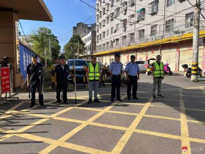 【越·广水】余店镇中心中学：警校携手护学路，共筑安全新校园