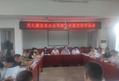 【越·广水】多方参与共议民生价格——广水市发改局召开吴店镇供水价格定价听证会