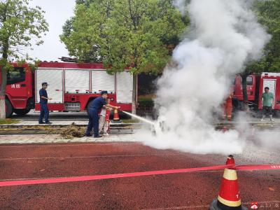 【越·广水】广水市消防支队走进李店镇中心小学开展消防安全演练