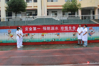 【越·广水】郝店镇医护进校园，筑牢防溺水安全网