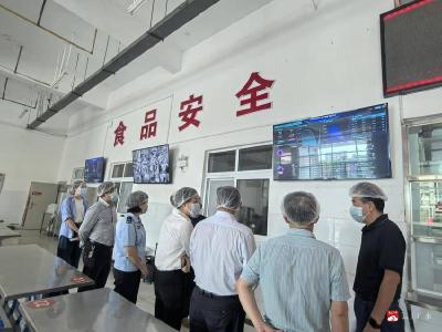 【越·广水】市领导检查督导永阳学校校园食品安全工作
