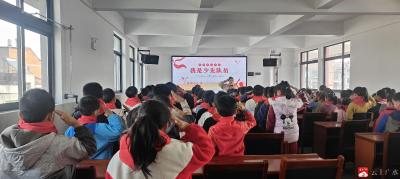 【越·广水】长岭镇平林中心小学举行新少先队员入队仪式