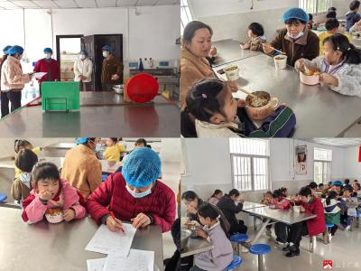 【悦·广水】食堂开放日“小而暖” 家校共品放心餐——蔡河镇小河中心小学邀家长共护舌尖安全