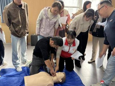 【越·广水】开展应急救护培训 筑牢校园安全防线