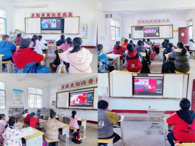 铭记历史 砥砺前行——蔡河镇小河中心小学组织观看抗战胜利80周年主题演讲比赛