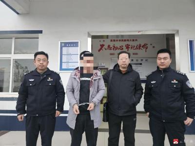 【越·广水】精准布控半小时速擒逃犯 骆店派出所筑牢平安防线