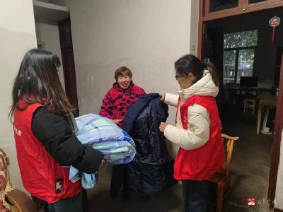 【悦·广水】北正街社区：冬春救助在行动 物资发放暖人心