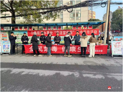 【悦·广水】十里街道：宪法护航守正义 禁毒同行筑平安