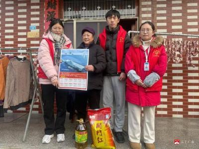 三里塘社区开展“情系退役军人 元旦温情慰问”走访慰问活动