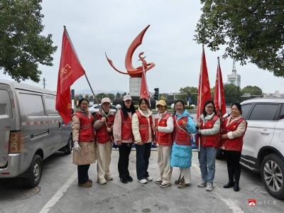 广水：暖阳下的志愿格外暖心