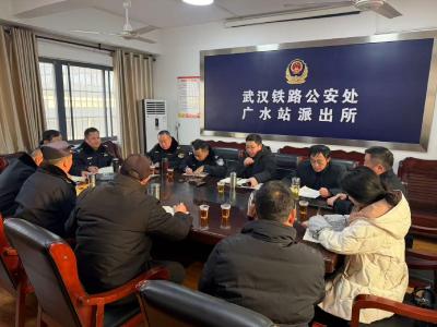 武胜关镇部署广水火车站春运保障工作