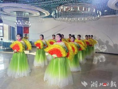 观摩广水鸿雁文艺 感受新年新气象