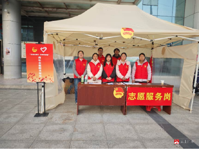 “志愿红”暖透春运返乡路