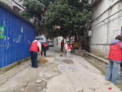 青春聚力焕新颜  清洁家园迎新春——余店镇组织返乡大学生开展清洁家园行动